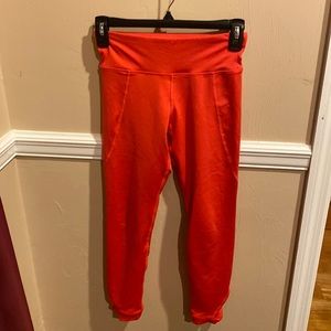 Girls Red/Orangish Leggings